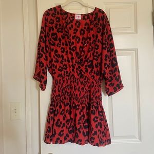 Red Buddy Love printed dress